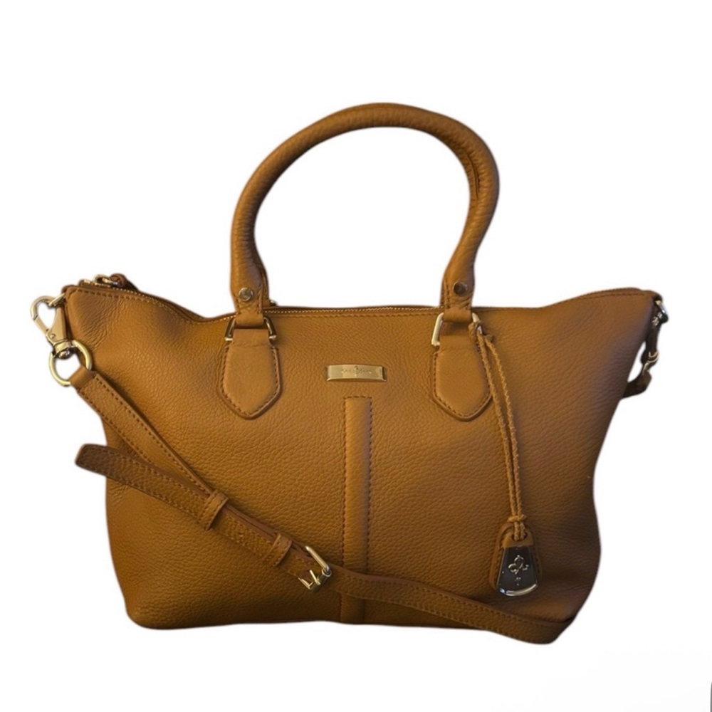 COLE HAAN EUC 2 Way Camello Village II Zip Satchel